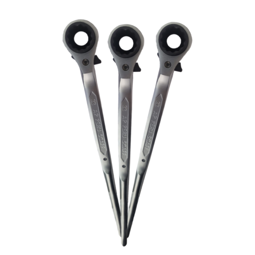 Llave Carraca Reversible Para Andamio | 19/22 Galvanizada