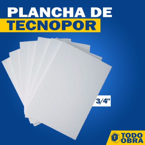Plancha De Tecnopor 3/4 Pulgada